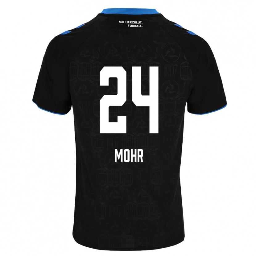 Danxen Kinderen Niklas Mohr #24 Zwart Wit Rood Thuisshirt Thuistenue 2026/27 T-Shirt België