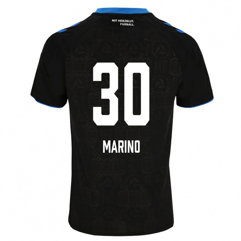 Danxen Kinderen Stefano Marino #30 Zwart Wit Rood Thuisshirt Thuistenue 2026/27 T-Shirt België