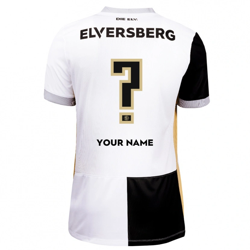 Danxen Kinderen Uw Naam #0 Zwart Wit Bruin Thuisshirt Thuistenue 2026/27 T-Shirt België