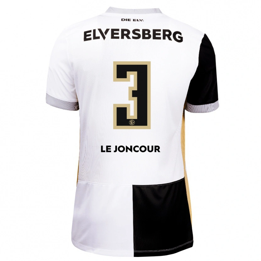 Danxen Kinderen Florian Le Joncour #3 Zwart Wit Bruin Thuisshirt Thuistenue 2026/27 T-Shirt België