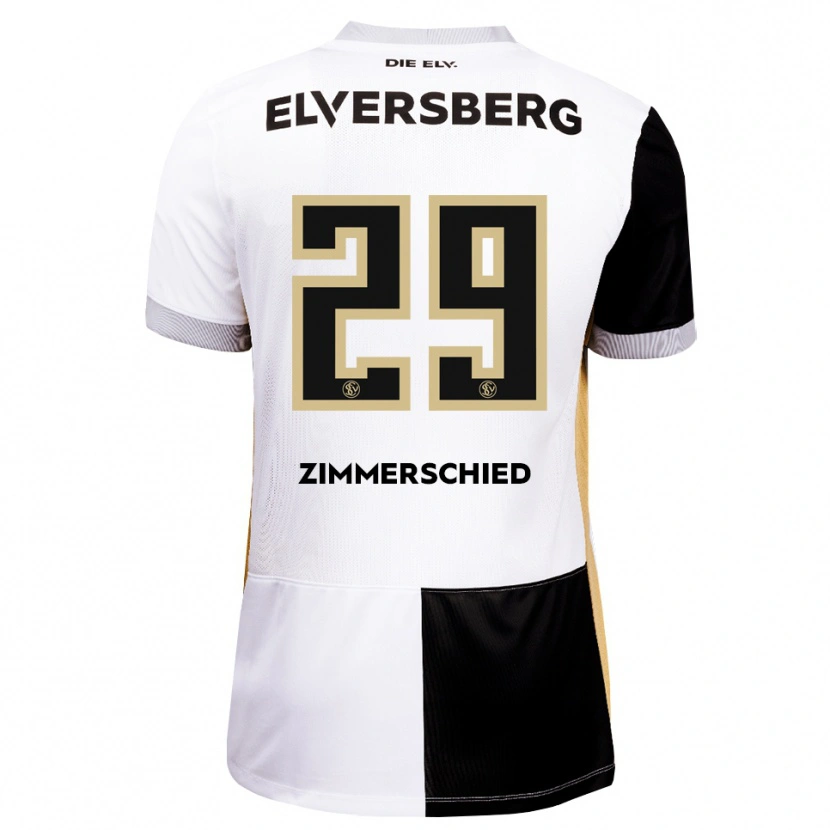Danxen Kinderen Tom Zimmerschied #29 Zwart Wit Bruin Thuisshirt Thuistenue 2026/27 T-Shirt België