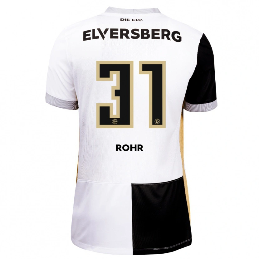 Danxen Kinderen Maximilian Rohr #31 Zwart Wit Bruin Thuisshirt Thuistenue 2026/27 T-Shirt België