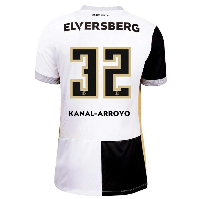 Danxen Kinderen Sullyvan Kanal-Arroyo #32 Zwart Wit Bruin Thuisshirt Thuistenue 2026/27 T-Shirt België