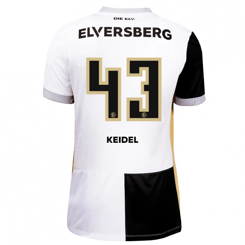 Danxen Kinderen Felix Keidel #43 Zwart Wit Bruin Thuisshirt Thuistenue 2026/27 T-Shirt België