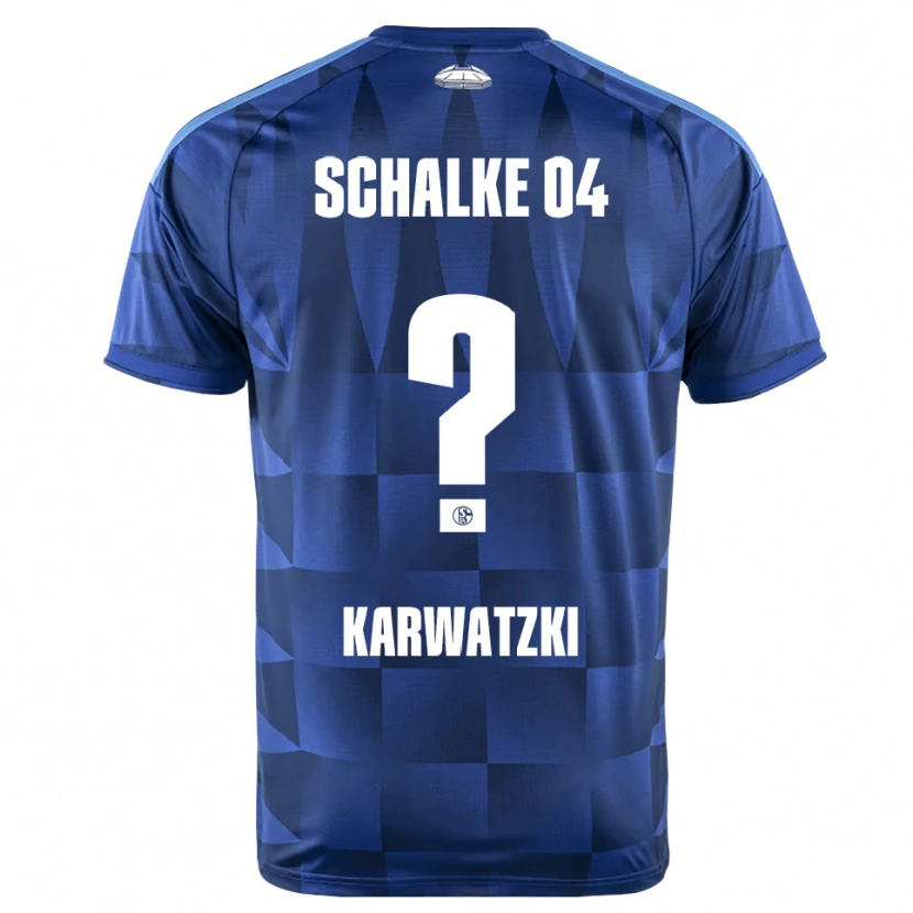 Danxen Kinderen Lucy Karwatzki #0 Donkerblauw Geel Wit Thuisshirt Thuistenue 2026/27 T-Shirt België