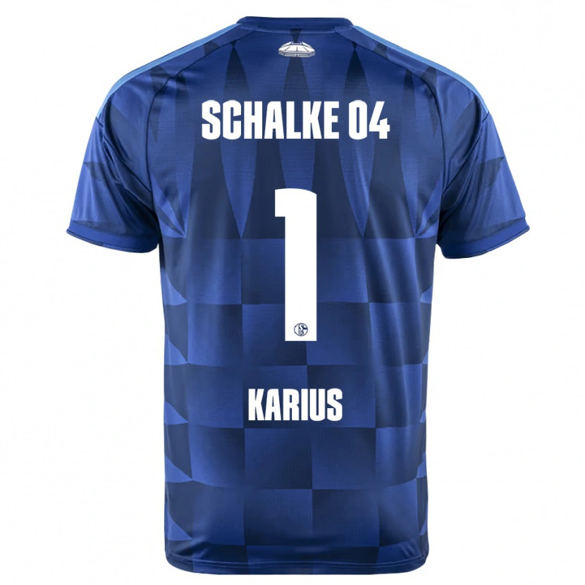 Danxen Kinderen Loris Karius #1 Donkerblauw Geel Wit Thuisshirt Thuistenue 2026/27 T-Shirt België