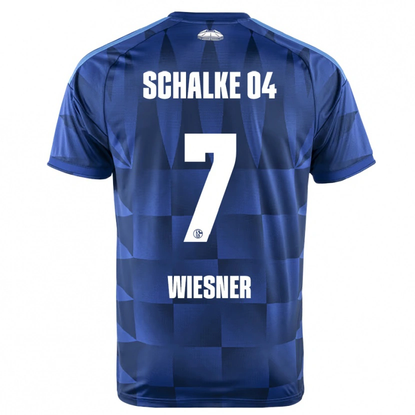 Danxen Kinderen Timo Wiesner #7 Donkerblauw Geel Wit Thuisshirt Thuistenue 2026/27 T-Shirt België