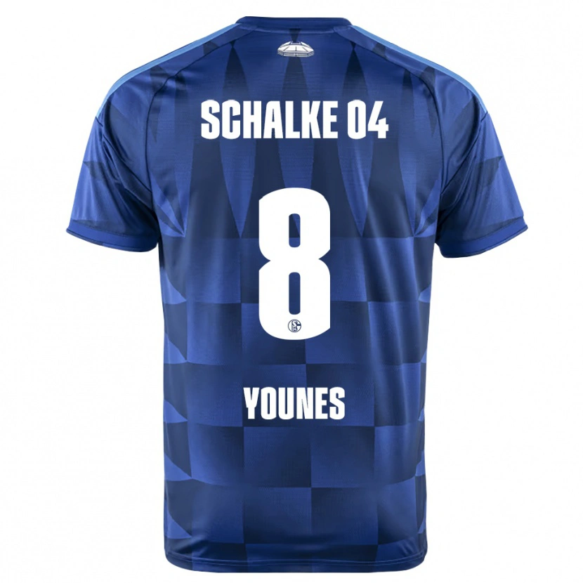 Danxen Kinderen Amin Younes #8 Donkerblauw Geel Wit Thuisshirt Thuistenue 2026/27 T-Shirt België