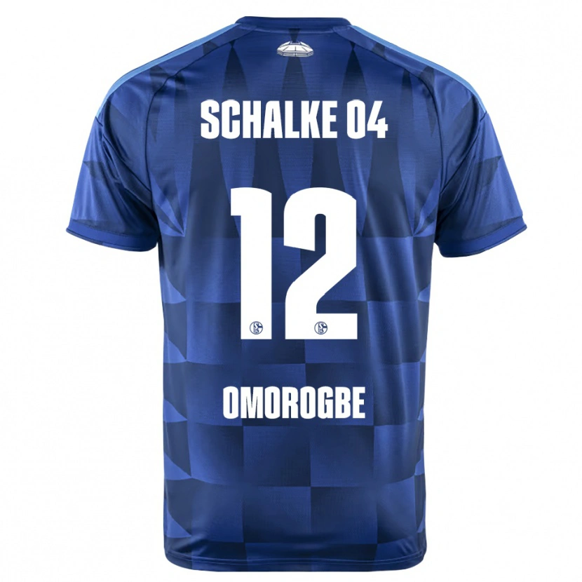 Danxen Kinderen Michael Omorogbe #12 Donkerblauw Geel Wit Thuisshirt Thuistenue 2026/27 T-Shirt België