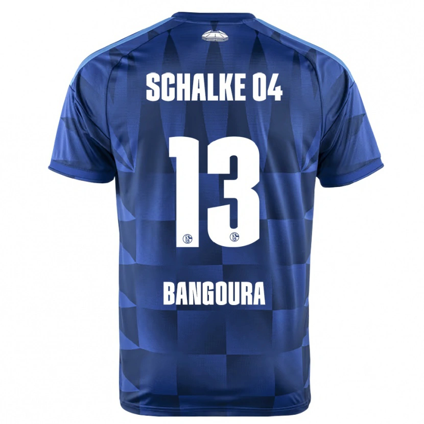 Danxen Kinderen Aboubacar Bangoura #13 Donkerblauw Geel Wit Thuisshirt Thuistenue 2026/27 T-Shirt België