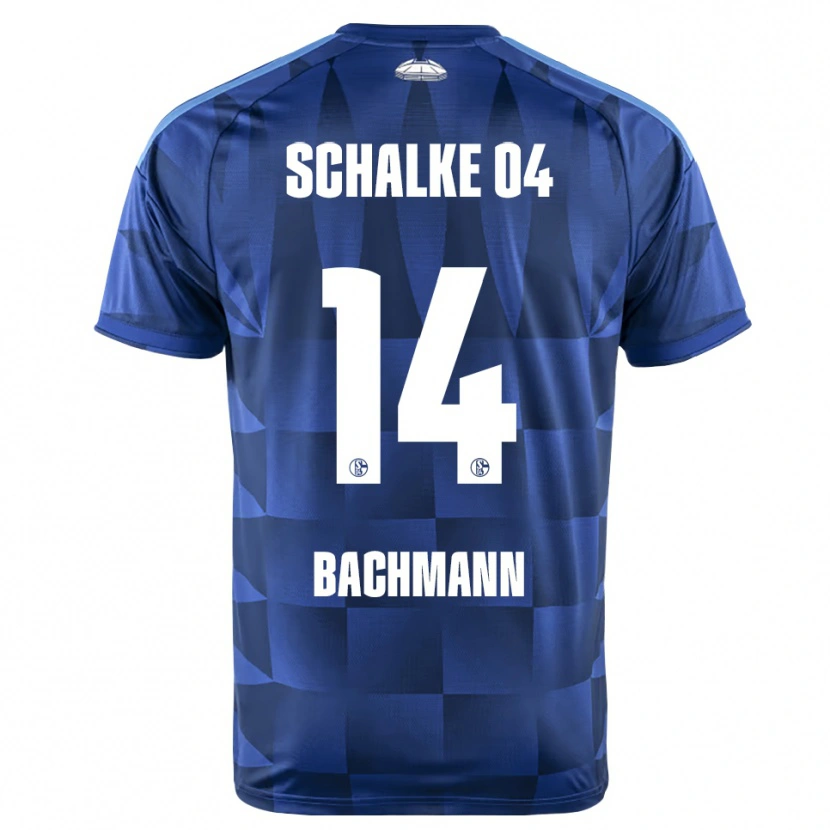 Danxen Kinderen Janik Bachmann #14 Donkerblauw Geel Wit Thuisshirt Thuistenue 2026/27 T-Shirt België