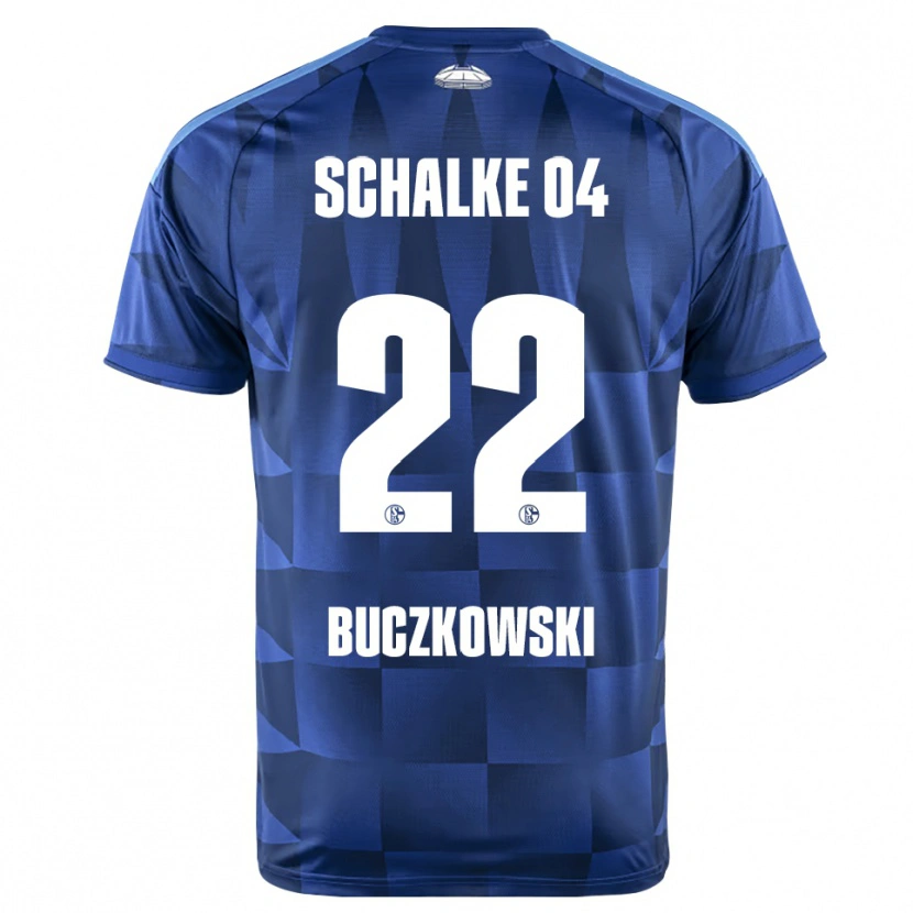 Danxen Kinderen Philip Buczkowski #22 Donkerblauw Geel Wit Thuisshirt Thuistenue 2026/27 T-Shirt België