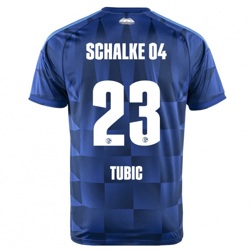 Danxen Kinderen Malik Tubic #23 Donkerblauw Geel Wit Thuisshirt Thuistenue 2026/27 T-Shirt België