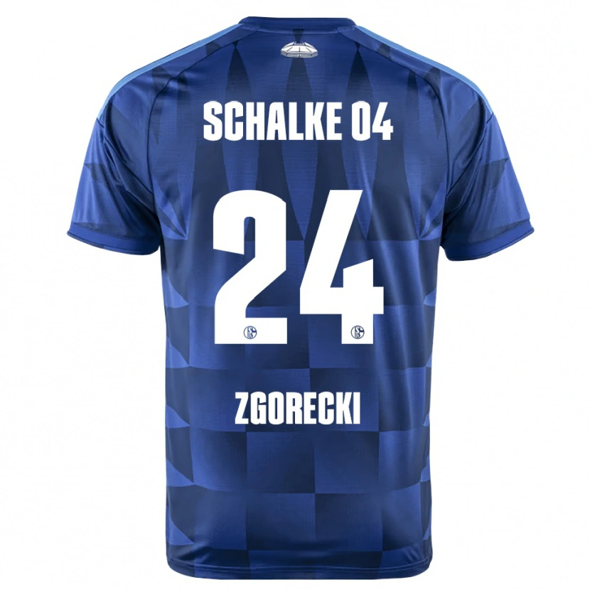 Danxen Kinderen Jonas Zgorecki #24 Donkerblauw Geel Wit Thuisshirt Thuistenue 2026/27 T-Shirt België