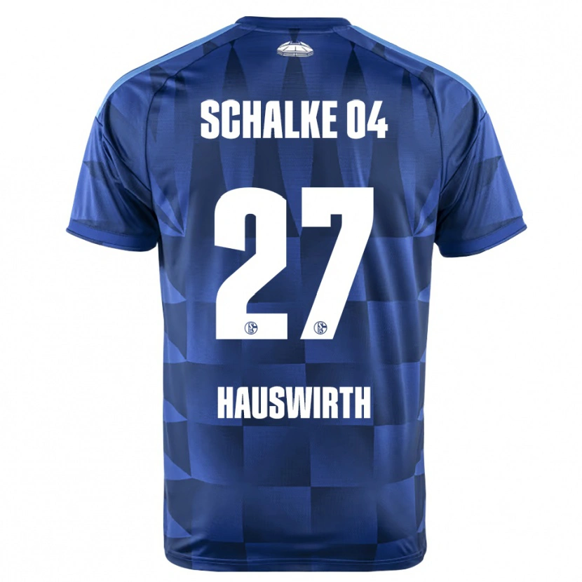 Danxen Kinderen Max Hauswirth #27 Donkerblauw Geel Wit Thuisshirt Thuistenue 2026/27 T-Shirt België