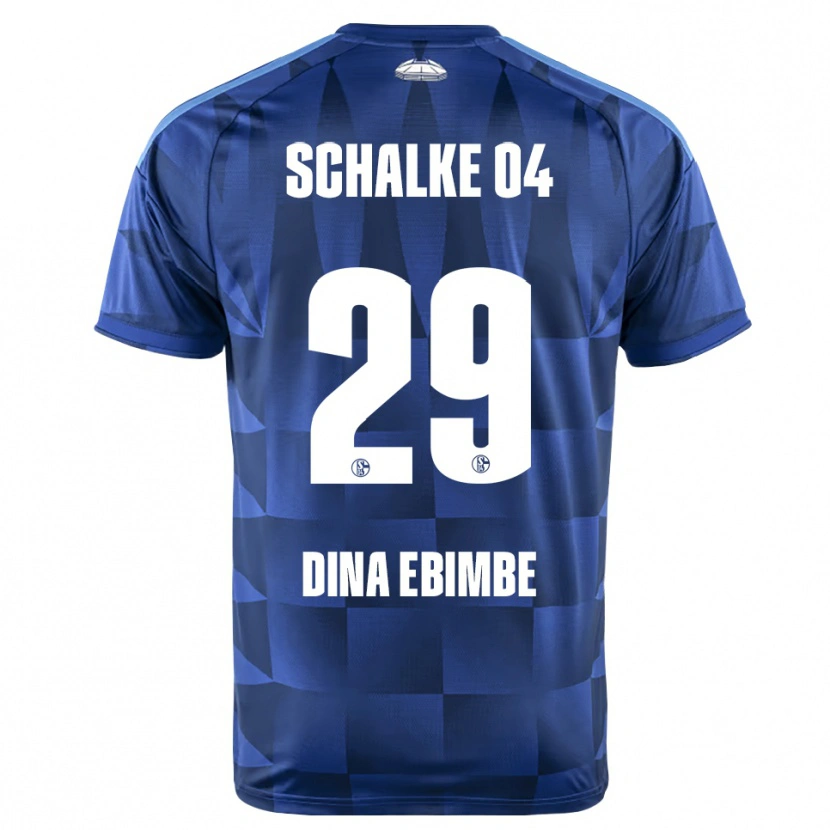 Danxen Kinderen Junior Dina Ebimbe #29 Donkerblauw Geel Wit Thuisshirt Thuistenue 2026/27 T-Shirt België