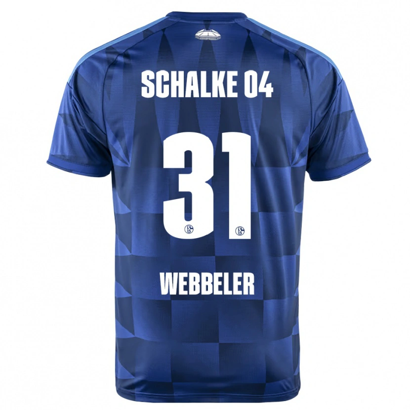 Danxen Kinderen Vada Webbeler #31 Donkerblauw Geel Wit Thuisshirt Thuistenue 2026/27 T-Shirt België