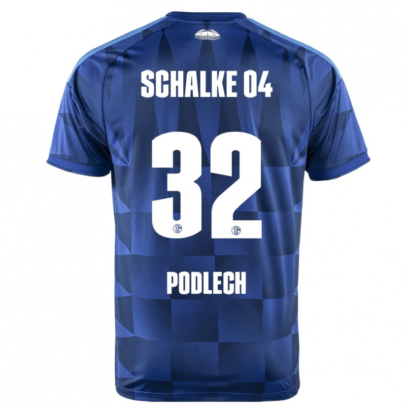 Danxen Kinderen Luca Podlech #32 Donkerblauw Geel Wit Thuisshirt Thuistenue 2026/27 T-Shirt België