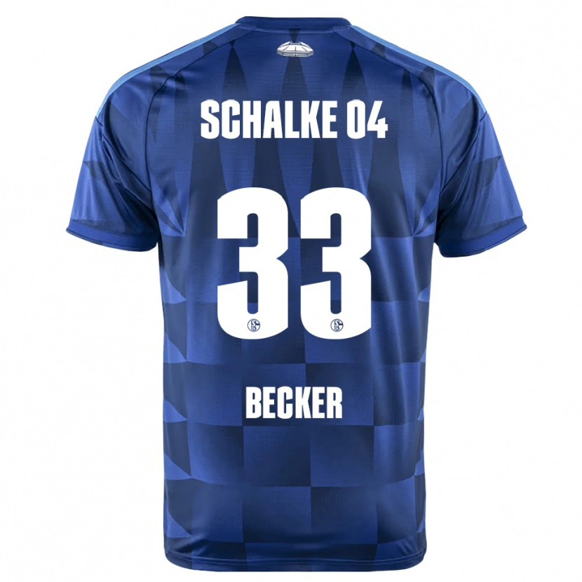 Danxen Kinderen Vitalie Becker #33 Donkerblauw Geel Wit Thuisshirt Thuistenue 2026/27 T-Shirt België