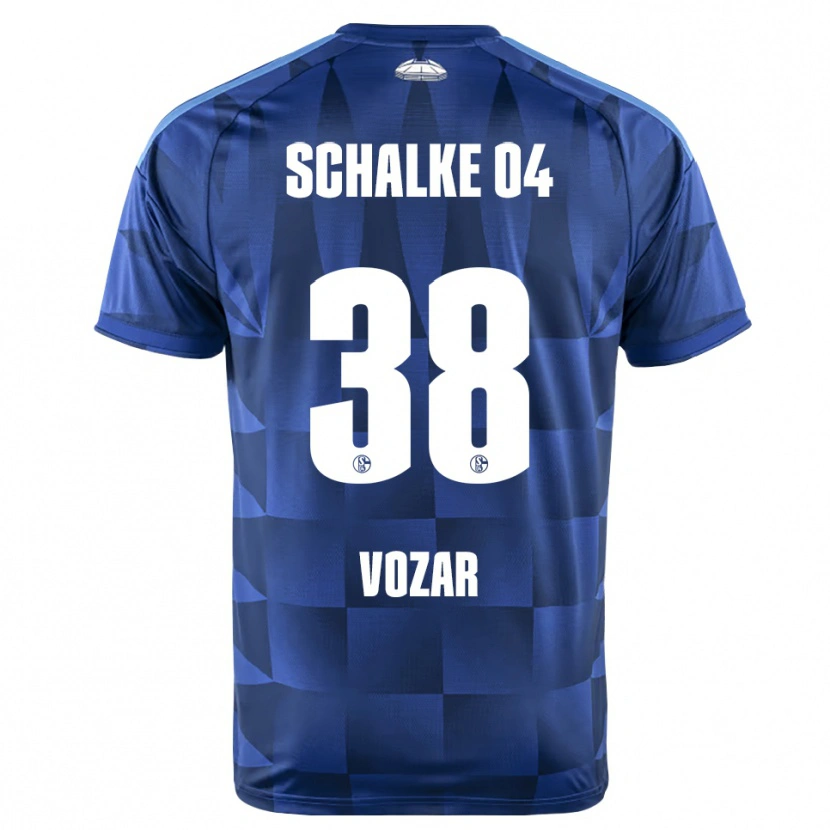 Danxen Kinderen Luca Vozar #38 Donkerblauw Geel Wit Thuisshirt Thuistenue 2026/27 T-Shirt België