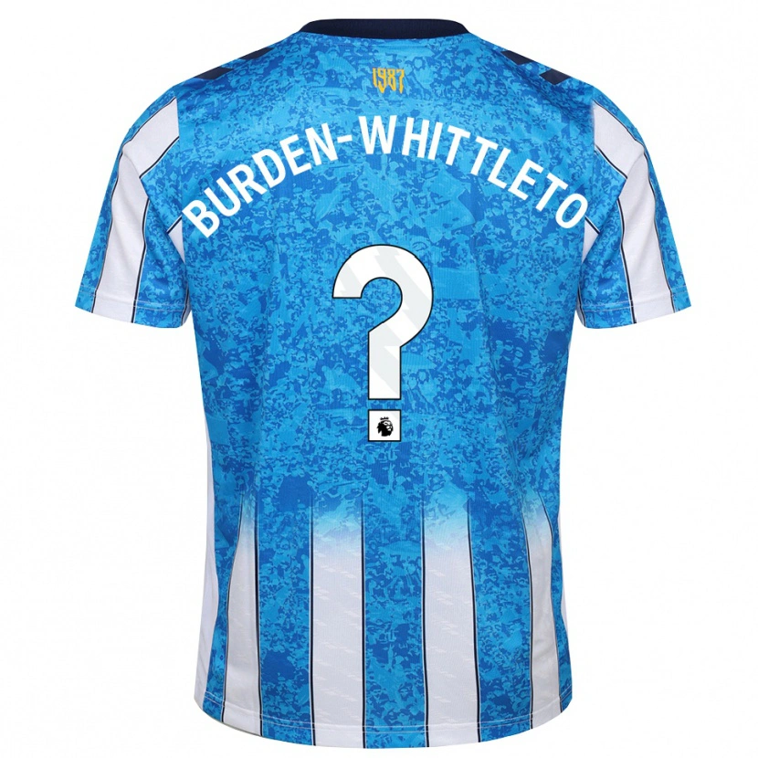 Danxen Kinderen Charlie Burden-Whittleton #0 Wit Blauw Oranje Thuisshirt Thuistenue 2026/27 T-Shirt België