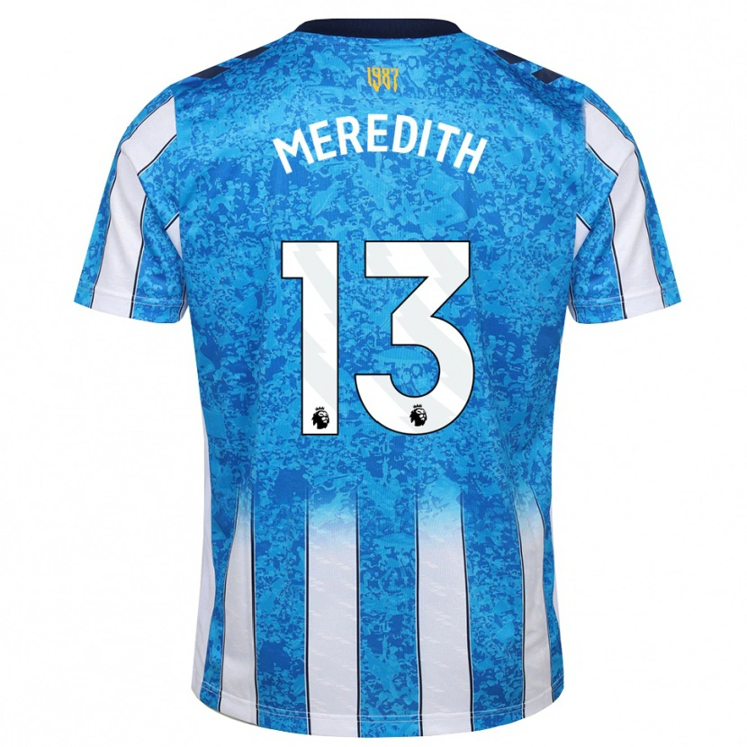 Danxen Kinderen Eliot Meredith #13 Wit Blauw Oranje Thuisshirt Thuistenue 2026/27 T-Shirt België