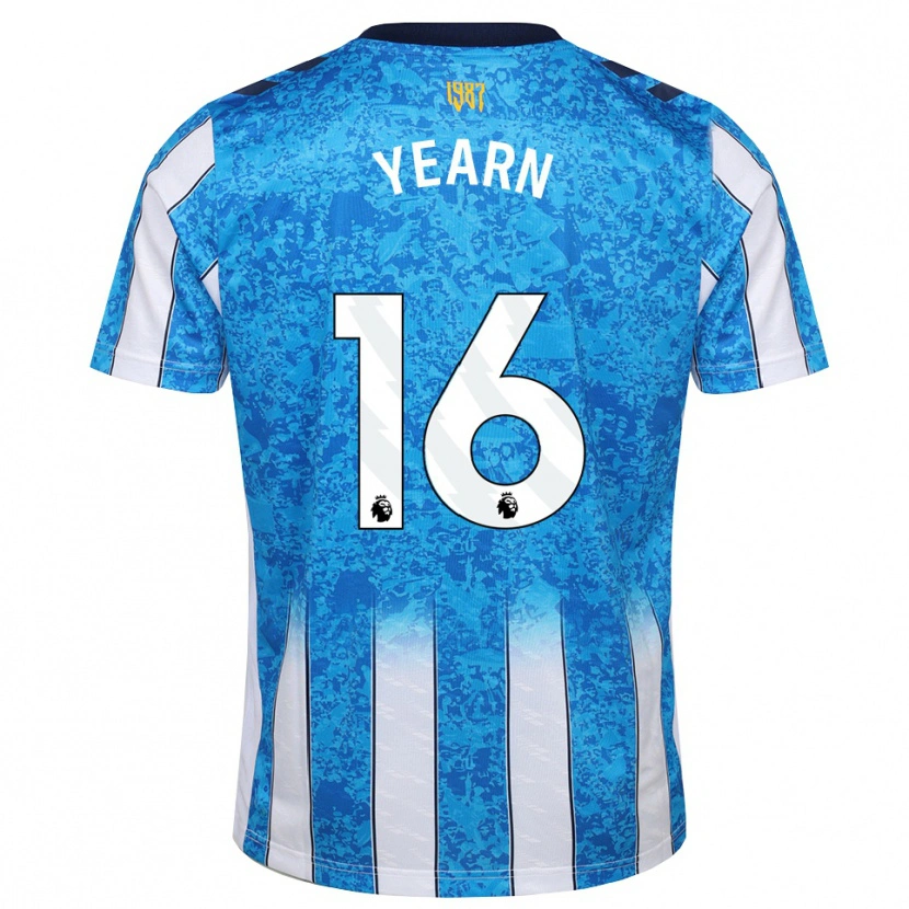 Danxen Kinderen Kai Yearn #16 Wit Blauw Oranje Thuisshirt Thuistenue 2026/27 T-Shirt België