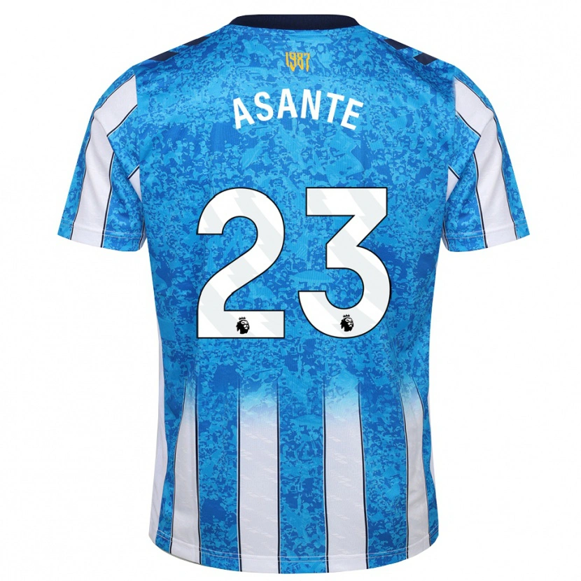 Danxen Kinderen Brandon Thomas-Asante #23 Wit Blauw Oranje Thuisshirt Thuistenue 2026/27 T-Shirt België