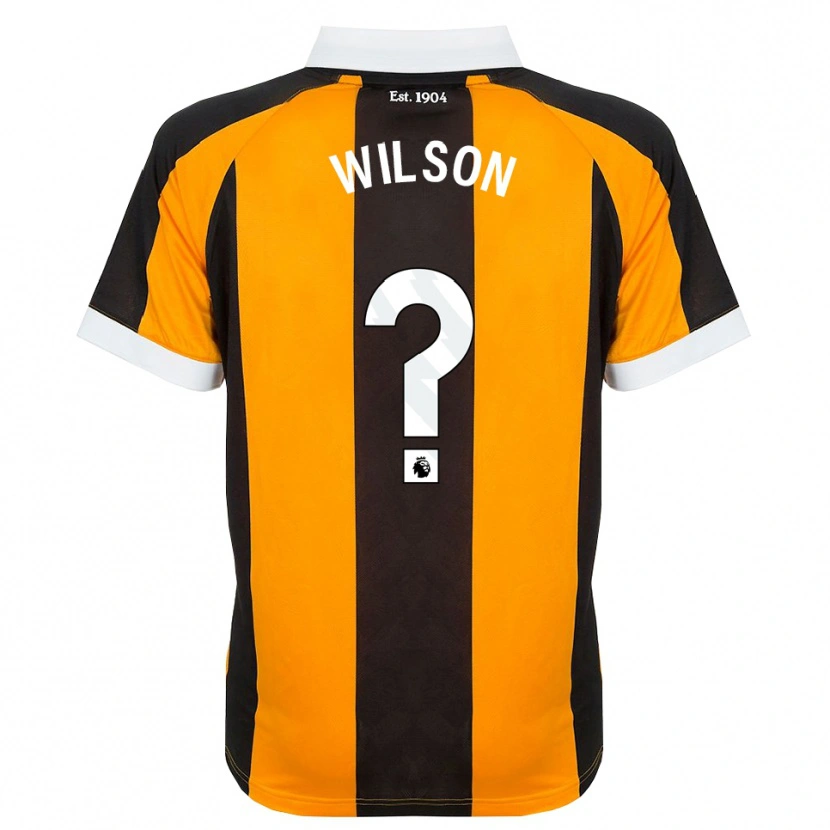 Danxen Kinderen George Wilson #0 Oranje Zwart Wit Thuisshirt Thuistenue 2026/27 T-Shirt België