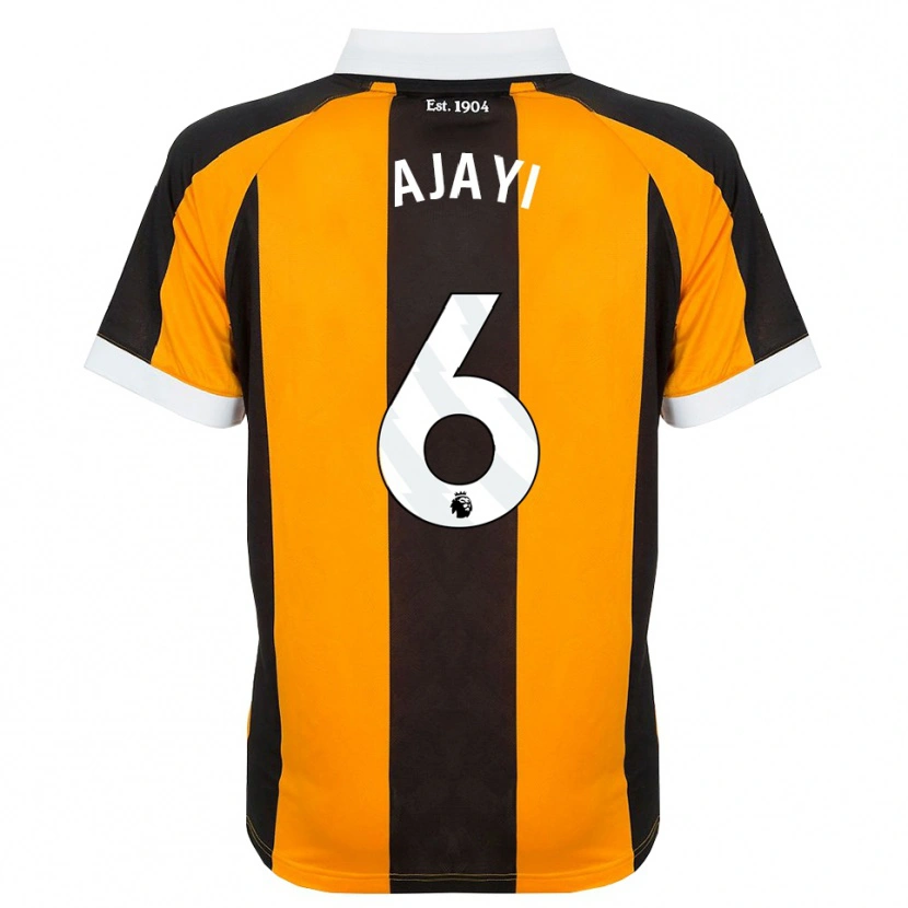Danxen Kinderen Semi Ajayi #6 Oranje Zwart Wit Thuisshirt Thuistenue 2026/27 T-Shirt België