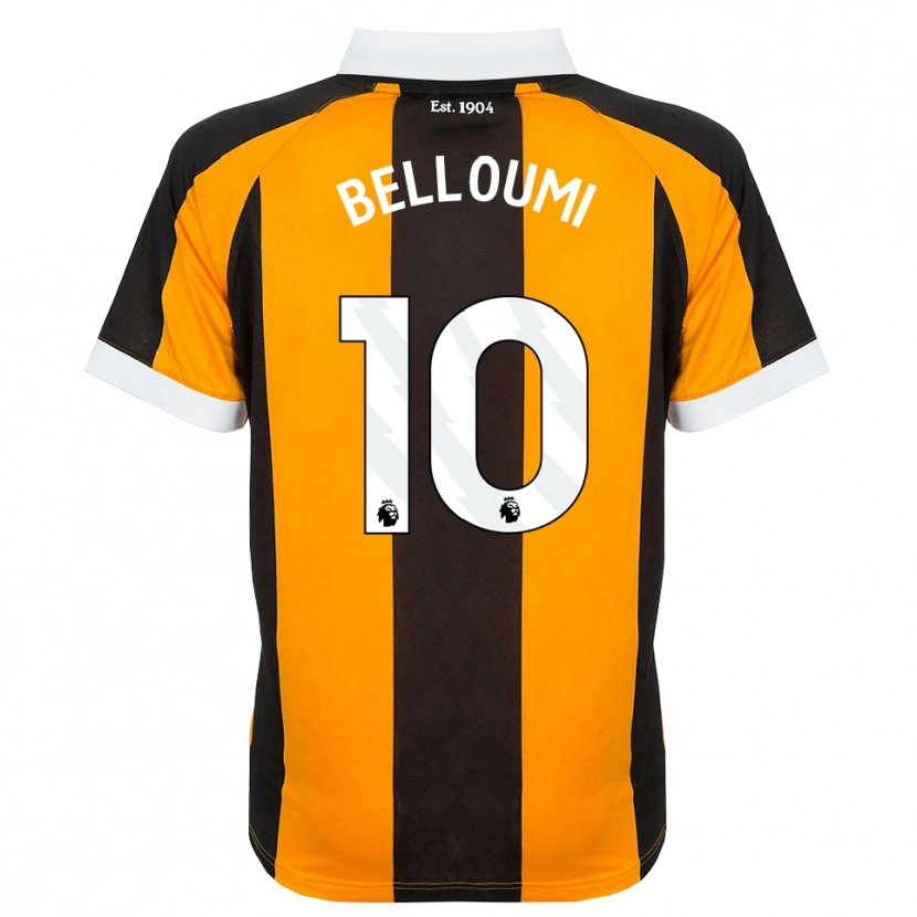 Danxen Kinderen Mohamed Belloumi #10 Oranje Zwart Wit Thuisshirt Thuistenue 2026/27 T-Shirt België