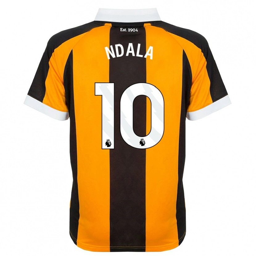 Danxen Kinderen Joel Ndala #10 Oranje Zwart Wit Thuisshirt Thuistenue 2026/27 T-Shirt België