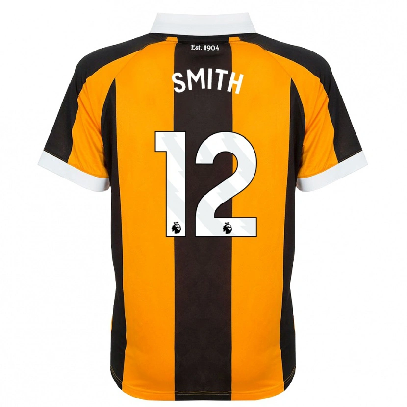 Danxen Kinderen Emily Smith #12 Oranje Zwart Wit Thuisshirt Thuistenue 2026/27 T-Shirt België