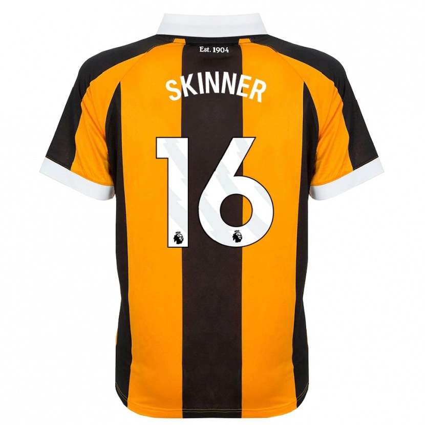 Danxen Kinderen Harley Skinner #16 Oranje Zwart Wit Thuisshirt Thuistenue 2026/27 T-Shirt België