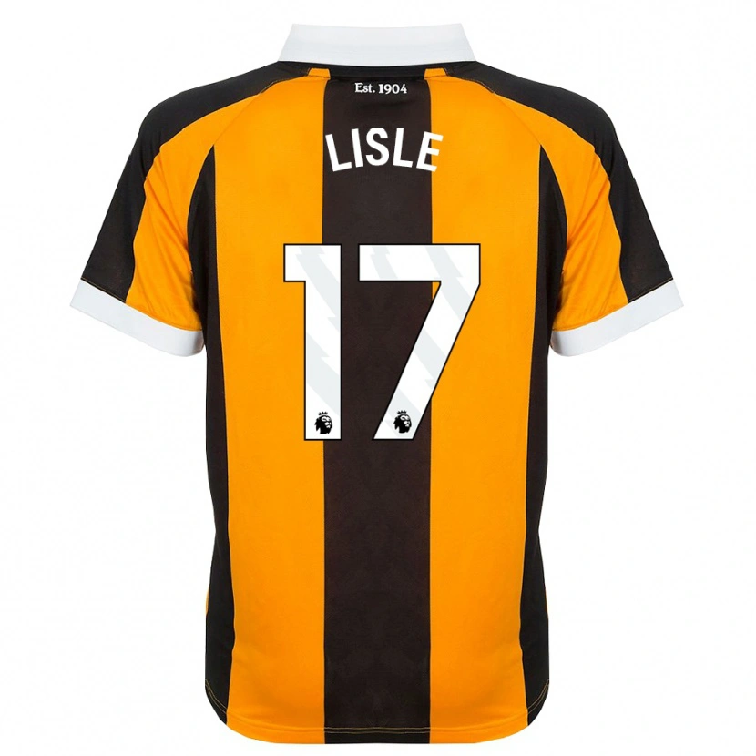 Danxen Kinderen Mary Lisle #17 Oranje Zwart Wit Thuisshirt Thuistenue 2026/27 T-Shirt België