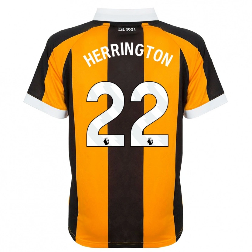 Danxen Kinderen Lucas Herrington #22 Oranje Zwart Wit Thuisshirt Thuistenue 2026/27 T-Shirt België