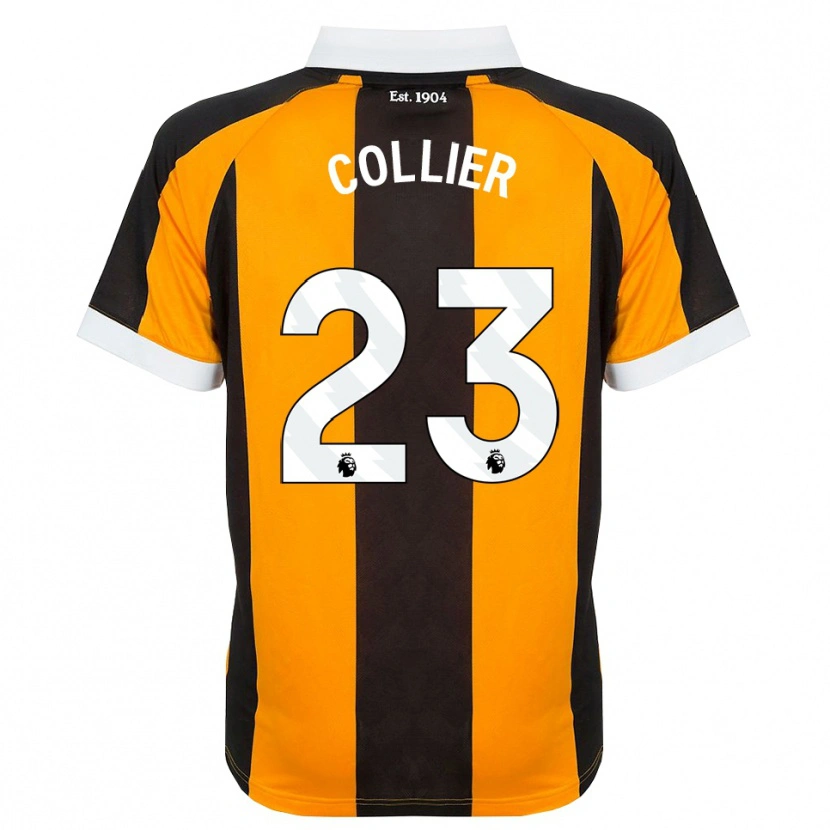 Danxen Kinderen Holly Johnson-Collier #23 Oranje Zwart Wit Thuisshirt Thuistenue 2026/27 T-Shirt België