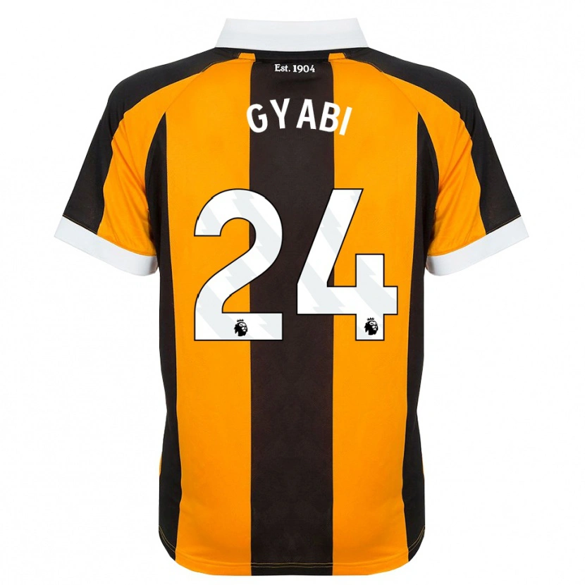 Danxen Kinderen Darko Gyabi #24 Oranje Zwart Wit Thuisshirt Thuistenue 2026/27 T-Shirt België