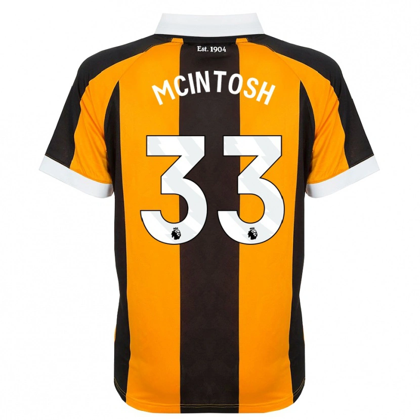 Danxen Kinderen Lucy Mcintosh #33 Oranje Zwart Wit Thuisshirt Thuistenue 2026/27 T-Shirt België