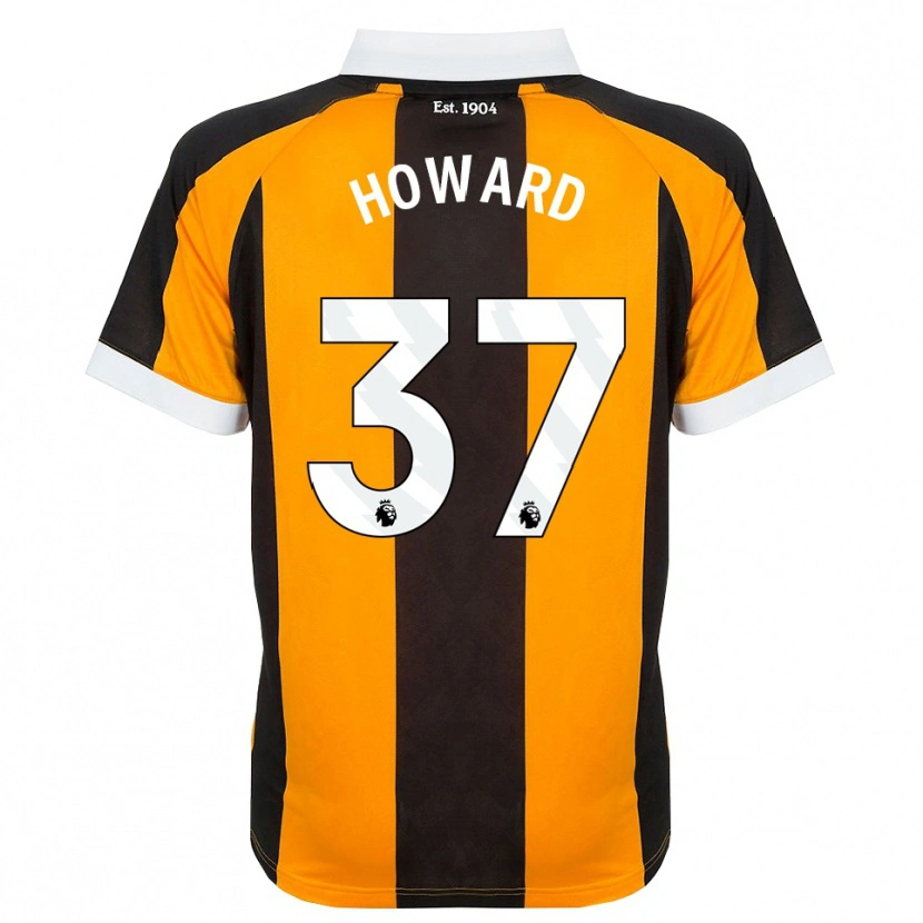 Danxen Kinderen Scarlet Howard #37 Oranje Zwart Wit Thuisshirt Thuistenue 2026/27 T-Shirt België