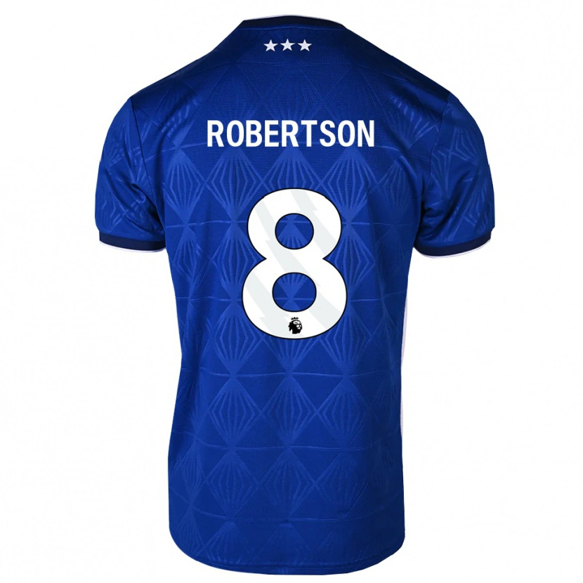 Danxen Kinderen Kyra Robertson #8 Mediumblue Wit Rood Thuisshirt Thuistenue 2026/27 T-Shirt België