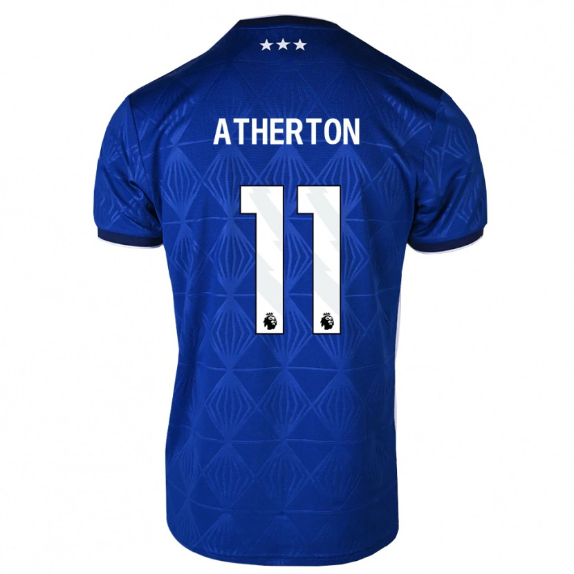 Danxen Kinderen Chris Atherton #11 Mediumblue Wit Rood Thuisshirt Thuistenue 2026/27 T-Shirt België