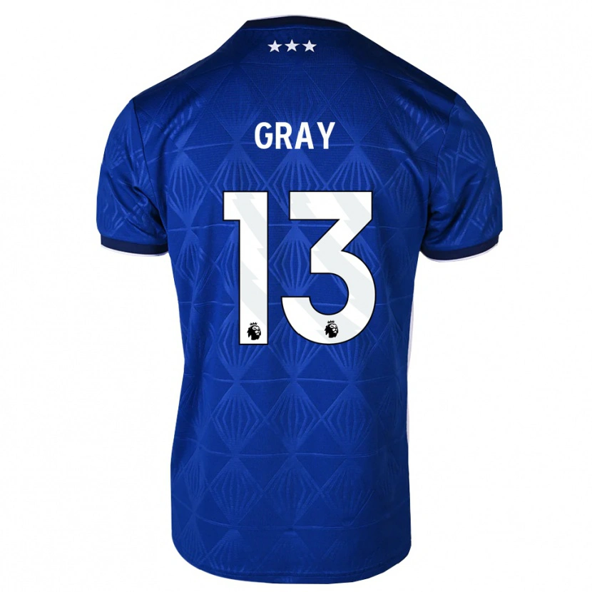 Danxen Kinderen Henry Gray #13 Mediumblue Wit Rood Thuisshirt Thuistenue 2026/27 T-Shirt België