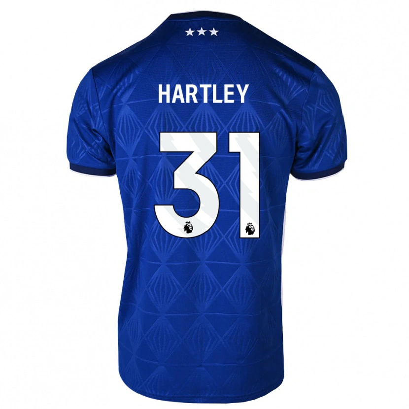 Danxen Kinderen Laura Hartley #31 Mediumblue Wit Rood Thuisshirt Thuistenue 2026/27 T-Shirt België