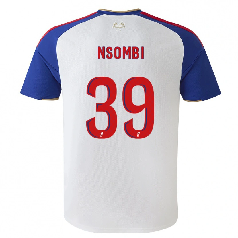 Danxen Kinderen Gael Nsombi #39 Royalblue Rood Wit Thuisshirt Thuistenue 2026/27 T-Shirt België