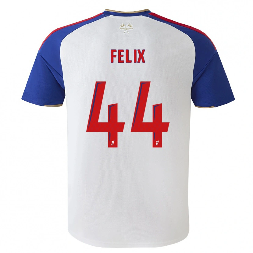 Danxen Kinderen Marley Felix #44 Royalblue Rood Wit Thuisshirt Thuistenue 2026/27 T-Shirt België