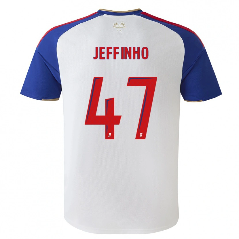 Danxen Kinderen Jeffinho #47 Royalblue Rood Wit Thuisshirt Thuistenue 2026/27 T-Shirt België