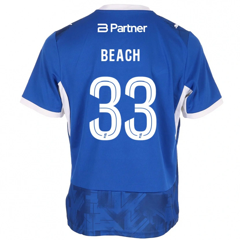 Danxen Kinderen Patrick Beach #33 Mediumblue Wit Thuisshirt Thuistenue 2026/27 T-Shirt België