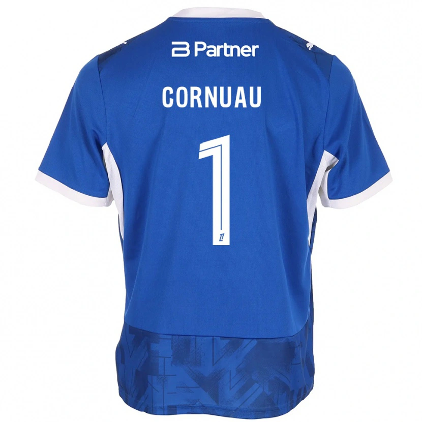Danxen Kinderen Nino Cornuau #1 Mediumblue Wit Thuisshirt Thuistenue 2026/27 T-Shirt België
