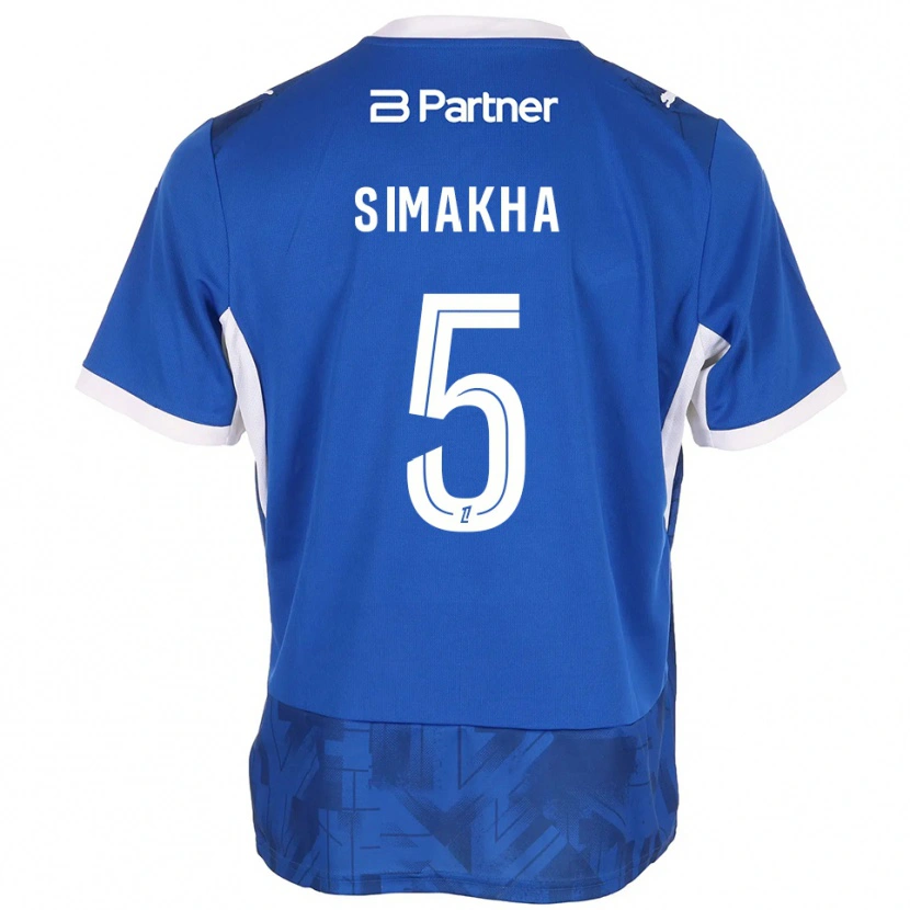 Danxen Kinderen Lassana Simakha #5 Mediumblue Wit Thuisshirt Thuistenue 2026/27 T-Shirt België